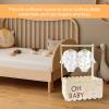 Generic Baby Shower Gift Box - Wooden Basket with Handle for Girls' Clothing view 3