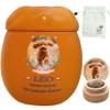Personalized Dog Urn, Orange, Small, Suitable for Ashes from a 10 kg Pet (No Bones) view 1