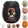 Personalized Dog Urn, Black, Small, Suitable for 10 kg of Ashes (No Bones) view 1
