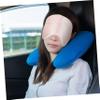 Pink Silk and Cotton Sleep Mask, Lightweight and Compact view 2