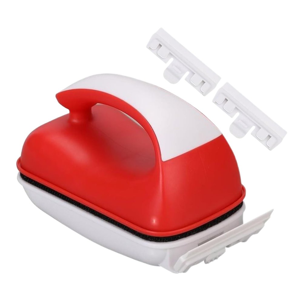 Magnetic Aquarium Glass Cleaner with Double-Sided Scraper