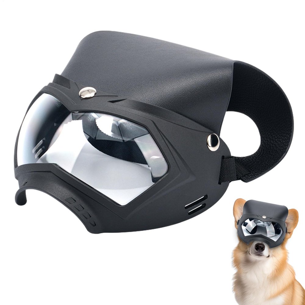 Large Dog Sunglasses with UV Protection and Adjustable Strap