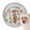 Cat Food Maze – Slow-Feeding Wet Food Bowl view 1