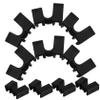 Beavorty 10-Piece Reusable Chopstick Helper Clips for Beginners, Compact and Portable view 1