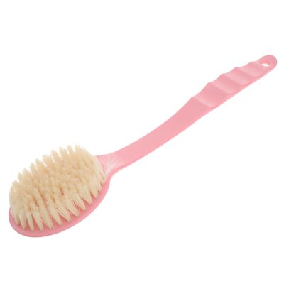 SAFIGLE Long-Handle Back Scrubber with Dense Plastic Bristles