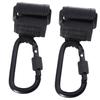 Abaodam 2-Piece Stroller Hooks, PU and Alloy, Random Color, Non-Slip, Up to 30 kg view 1