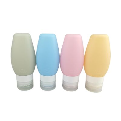 90 ml Silicone Travel Bottles for Liquids, 4-Pack