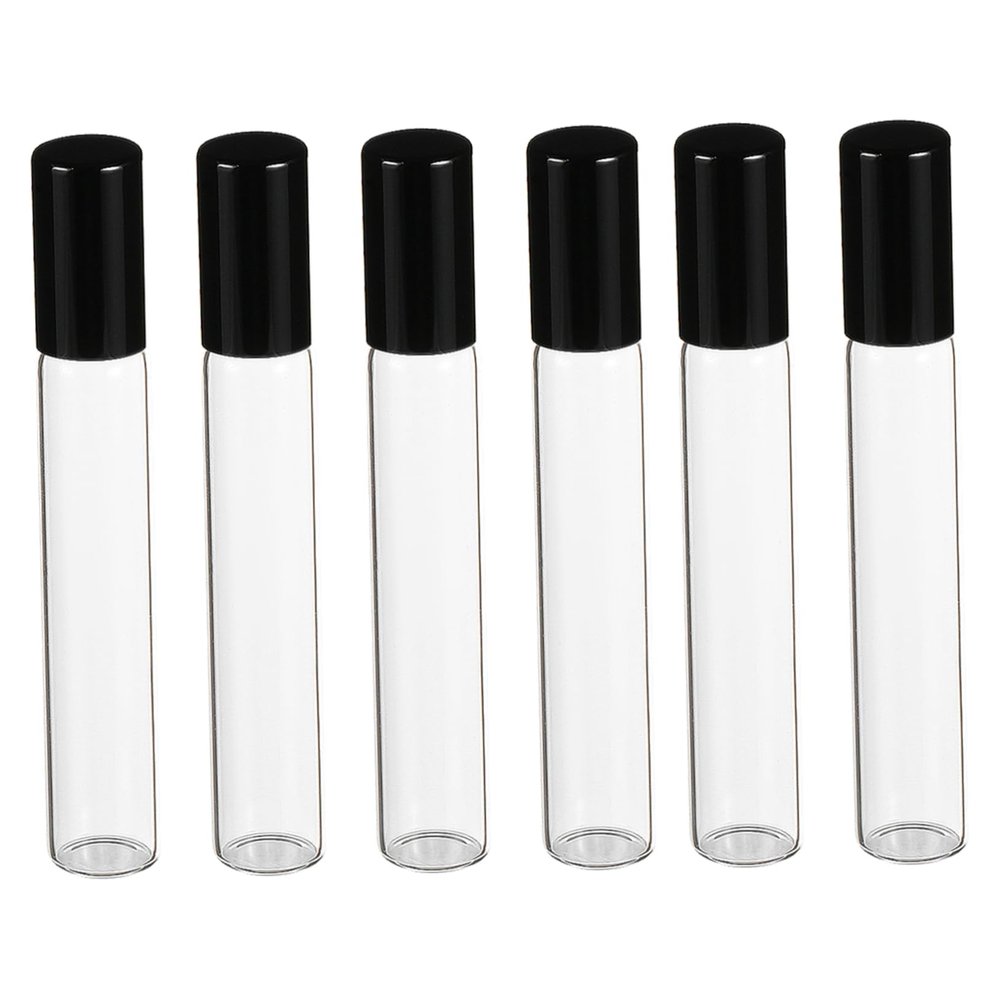 PACKOVE 12-Pack 10 mL Refillable Glass Roller Bottles