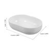 JOINPAYA 2-Pack Plastic Bird Baths, White Replacement Bowls for Small Birds view 2