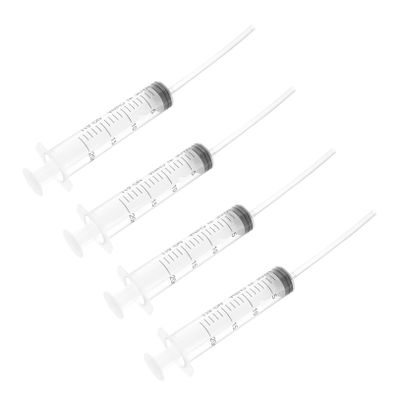 TOGEVAL Pill Dispensers for Pigeons with Liquid Delivery, 4 Plastic Pieces