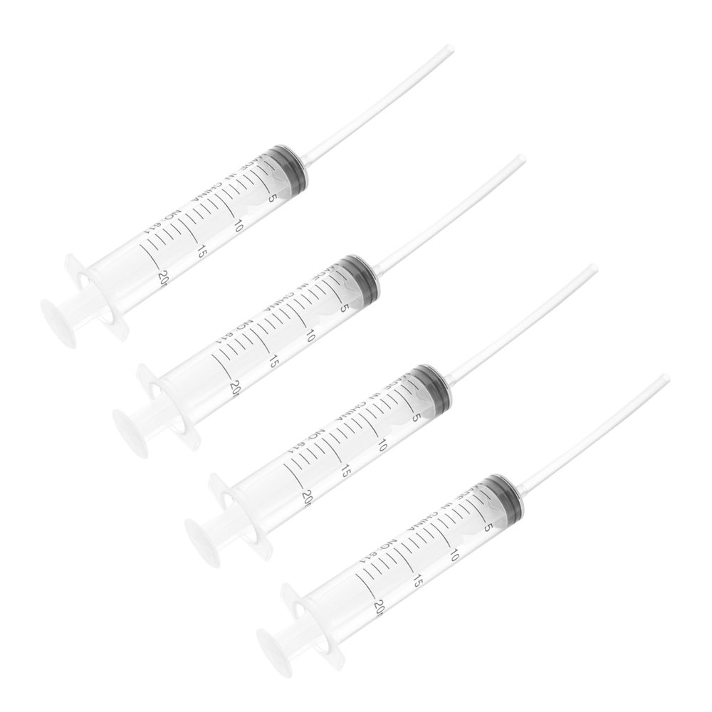 TOGEVAL Pill Dispensers for Pigeons with Liquid Delivery, 4 Plastic Pieces