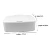Refillable Wet Wipe Holder Storage Boxes, 2-Pack, White PP view 2