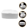 Refillable Wet Wipe Holder Storage Boxes, 2-Pack, White PP view 3