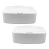 SOPOTUTU Wet Wipes Dispenser Box, 2-Pack, PP with Lids view 1