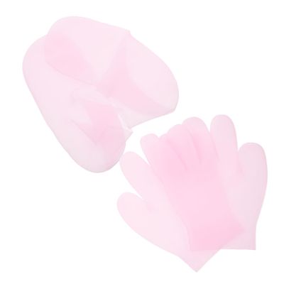 VERDANVERSE Moisturizing Gel Gloves and Foot Socks, 2 Pairs, Pink