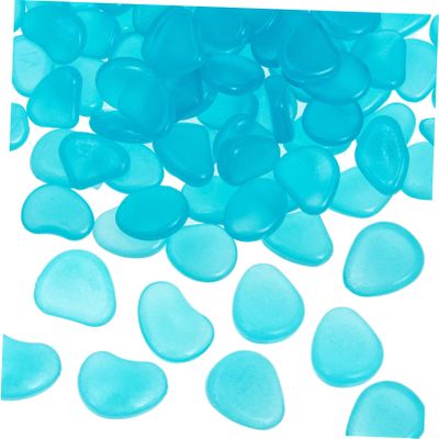Warmhm 100-Piece Glowing Pebbles for Fish Tanks and Gardens