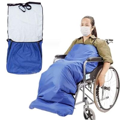 Fleece-Lined Wheelchair Blanket, Waterproof Cold-Weather Cover