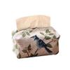 PU Leather Tissue Box Cover for Tabletop Storage view 1
