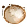 Foldable Breathable Padded Cat Basket Bed for Furniture Protection view 1