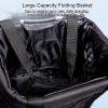 Pet Bicycle Basket for Small Cats and Dogs, Collapsible Removable Front Handlebar Carrier view 4