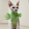 UOSIA Sphynx Hairless Cat Summer T-Shirt Pullover with Woven Sleeves view 3