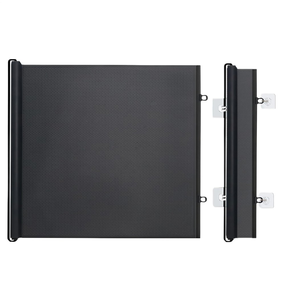 Retractable, Expandable Mesh Pet and Stair Safety Gate