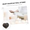 CALLARON 2 Sets of Heart-Shaped Labradorite Ornaments, Natural Gray, for Chakra Balancing, Valentine's Day and Home Decor, Weddings and Festivals, 4 Pieces × 2 view 4