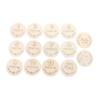JOINPAYA Basswood Veneer Monthly Milestone Cards for Newborns view 1