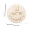 JOINPAYA Basswood Veneer Monthly Milestone Cards for Newborns view 2