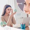 BVKWNTSA Portable Round Happy Easter Eggs Bunny Tail1 Printed Contact Lens Case view 4