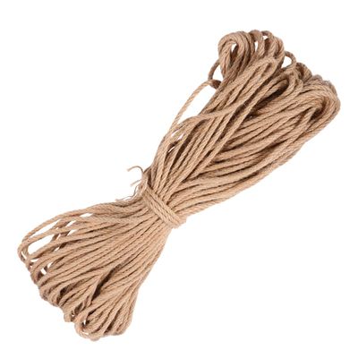 ibasenice 20 m Jute Rope for Cat Scratching Posts