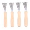 Comb Claw Cleaners, 4-Piece, Silver view 1