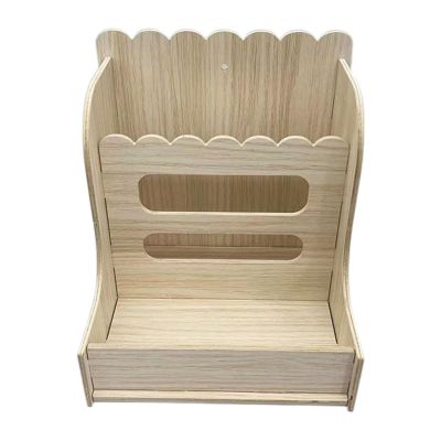 Chinchilla Hay Feeder, Natural Wood