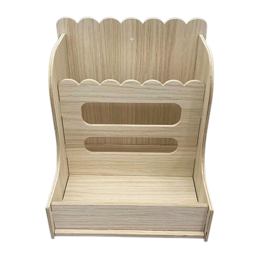 Chinchilla Hay Feeder, Natural Wood