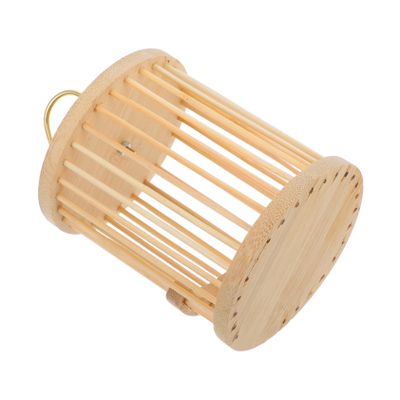Abaodam Small Wooden Cricket Cage, Portable Reptile Feeder and Insect Habitat