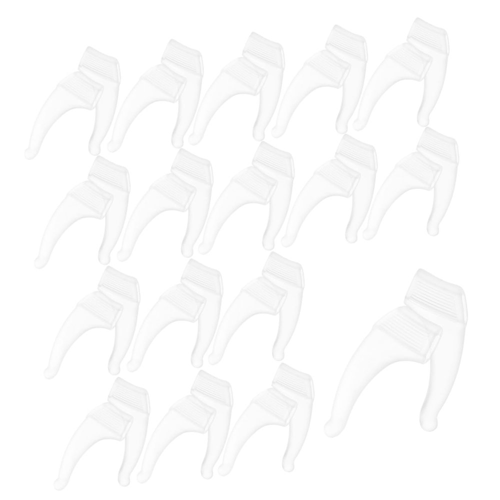 FOYTOKI Non-Slip Silicone Eyeglass Holders, 30 Pairs of Ear Hooks