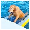 WAHHWF Inflatable Dog Swim Ladder and Pool Ramp, 60 x 40 in, with Step and Non-Slip EVA Foam, for Dogs up to 230 lb, Yellow view 1