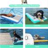 WAHHWF Inflatable Dog Swim Ladder and Pool Ramp, 60 x 40 in, with Step and Non-Slip EVA Foam, for Dogs up to 230 lb, Yellow view 4