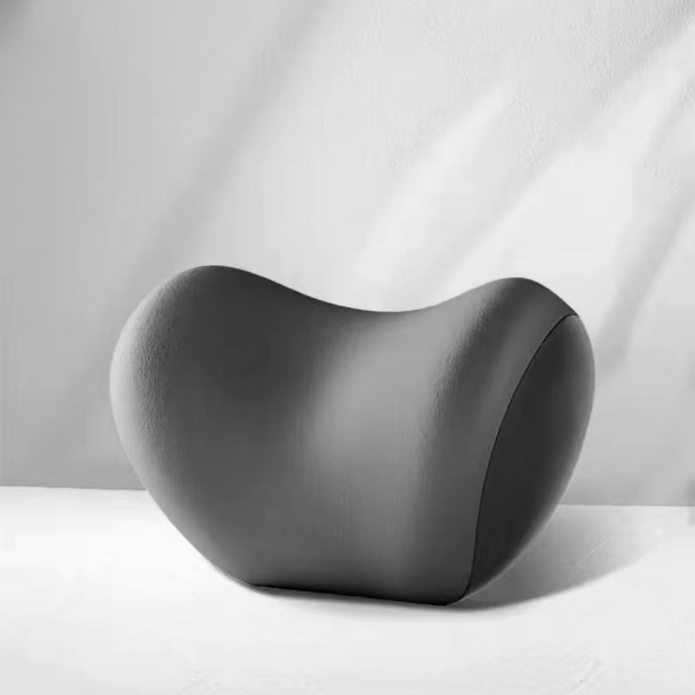 FALMDCQ Car Neck Pillow, Ergonomic Memory Foam, Compatible with SsangYong Tuling Rexton, Dark Gray