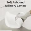 FALMDCQ Car Neck Pillow, Ergonomic Memory Foam, Compatible with SsangYong Tuling Rexton, Dark Gray view 4