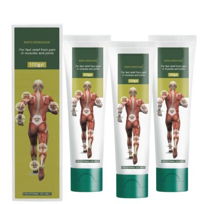 Capsa Care Neuropathy Relief Cream with Capsaicin Extract for Feet, All Skin Types, 3-Pack