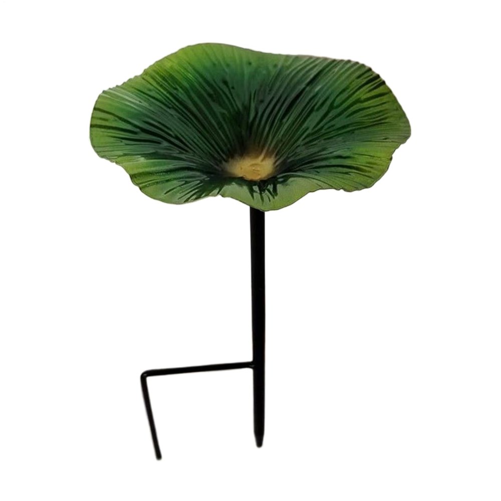 Outdoor Bird Feeder and Waterer with Food Tray, Flower-Shaped Garden Decor
