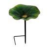 Outdoor Bird Feeder and Waterer with Food Tray, Flower-Shaped Garden Decor view 1