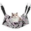 InOmak Greyhounds and Paw Heart Cat Hammock, Soft Double-Sided Hanging Bed for Small Dogs and Pets, L view 1