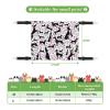 InOmak Greyhounds and Paw Heart Cat Hammock, Soft Double-Sided Hanging Bed for Small Dogs and Pets, L view 3