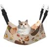 InOmak Cute Hedgehog and Mushroom Cat Hammock view 1