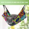 InOmak Colorful Football Cat Hammock, Soft Double-Sided Hanging Bed for Small Dogs and Pets, M view 4