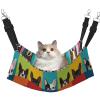InOmak Boston Terrier Dog & Cat Hammock, Soft Double-Sided Hanging Bed for Small Pets, M view 1