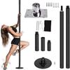Spinning Dance Pole Kit, Adjustable Static and Spinning Fitness Pole view 1