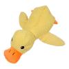 Bite Plush Dog Toy, Yellow Duck with Sound for Anxiety Relief and Dental Care, Charge Duck view 1